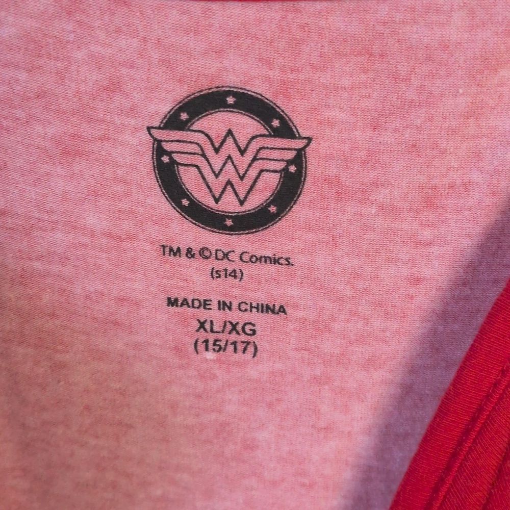 DC Comics Wonder Woman Sleepwear Gown Women's XL 15/17 - Picture 3 of 4
